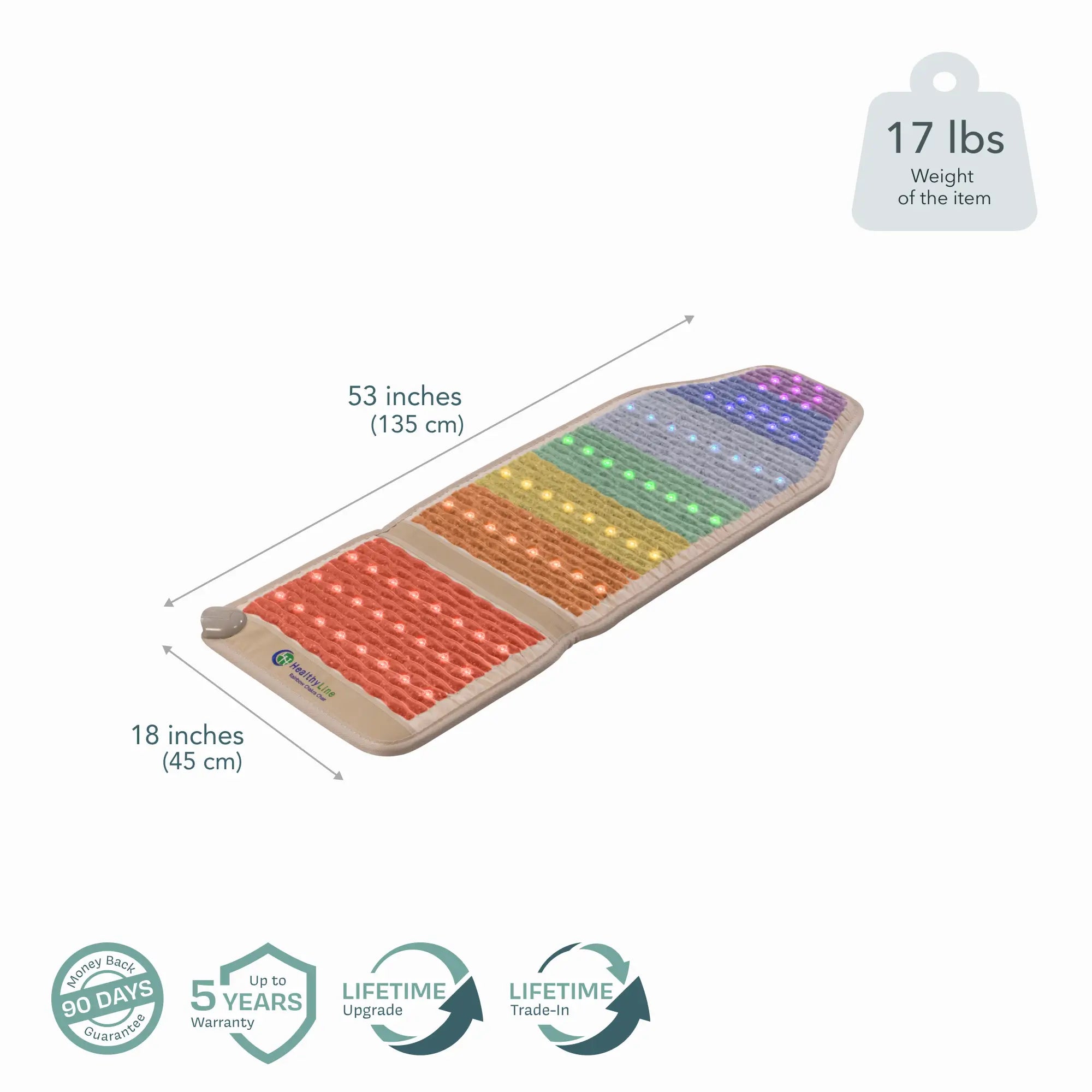 Rainbow Chakra Series | PEMF Far Infrared Heating Mats