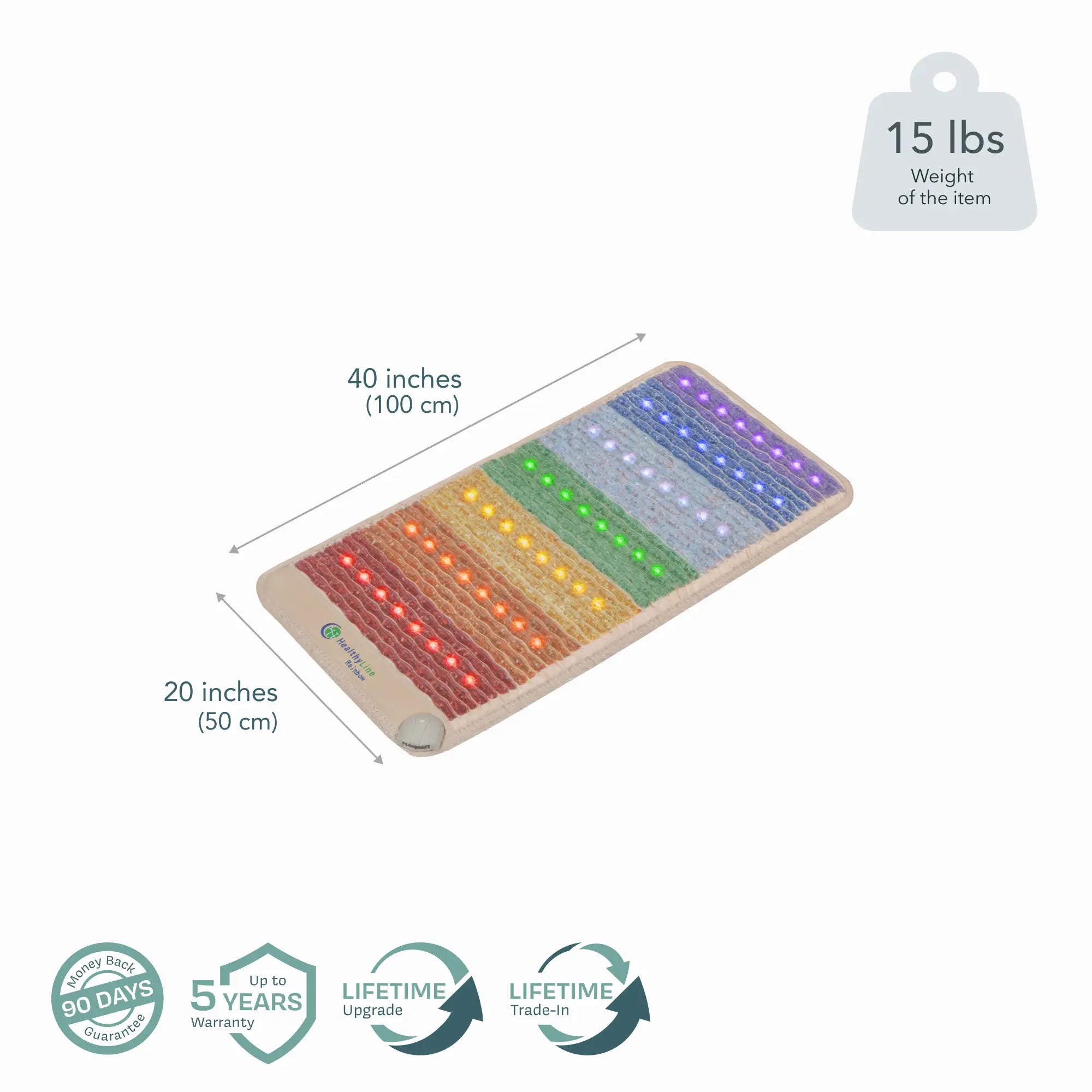 Rainbow Chakra Series | PEMF Far Infrared Heating Mats
